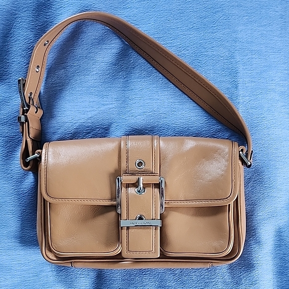 Michael Kors Colby Leather Shoulder Bag - Picture 1 of 6